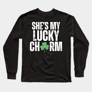 She Is My Lucky Charm Long Sleeve T-Shirt